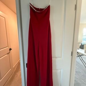 Lulu’s Red Jumpsuit